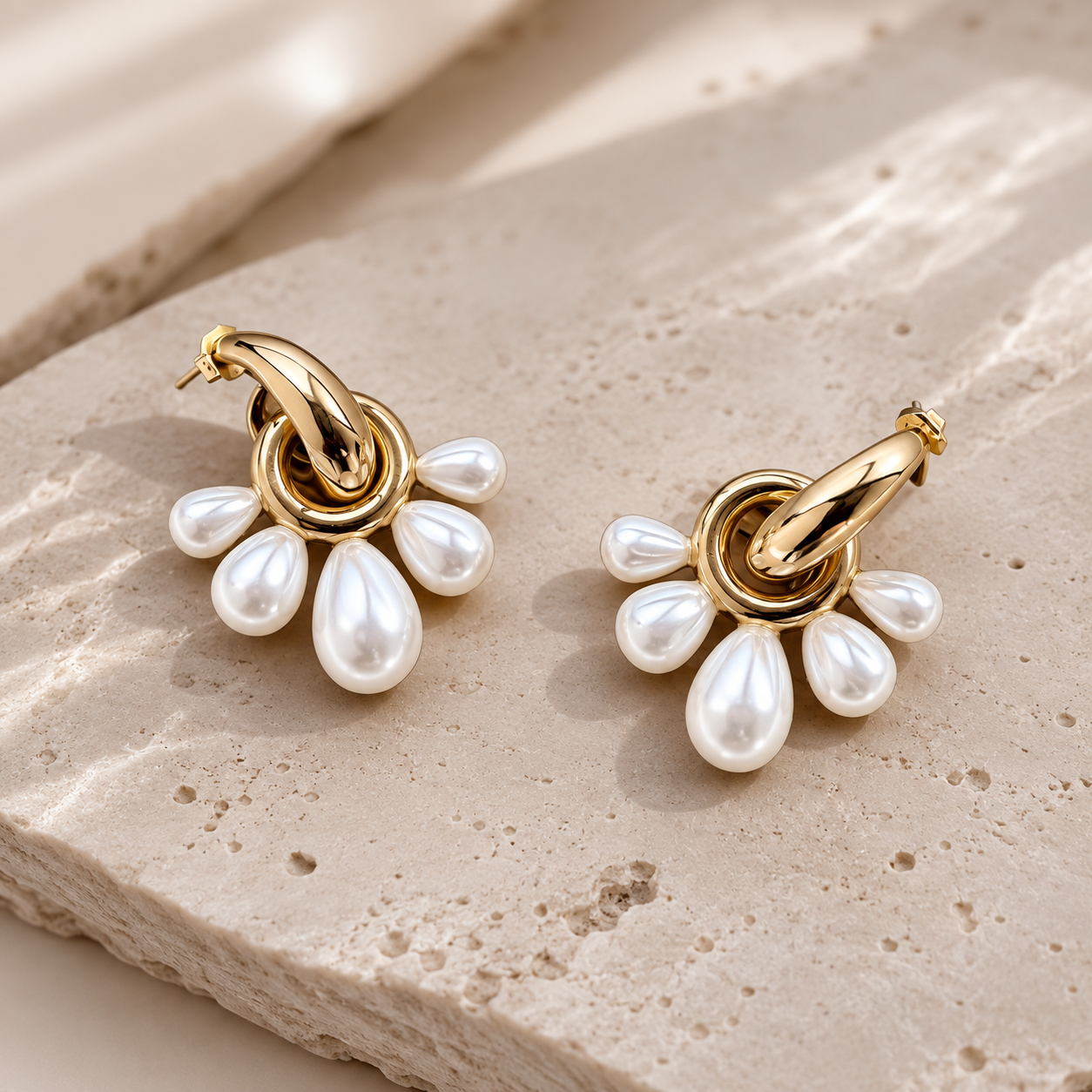 Earrings Pearl Bloom
