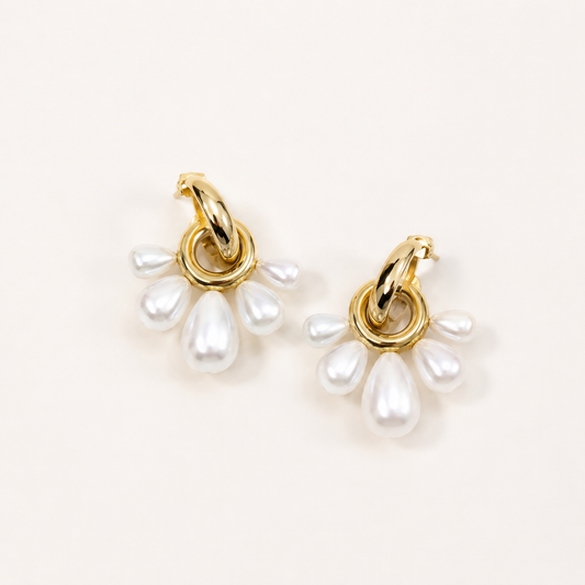 Earrings Pearl Bloom