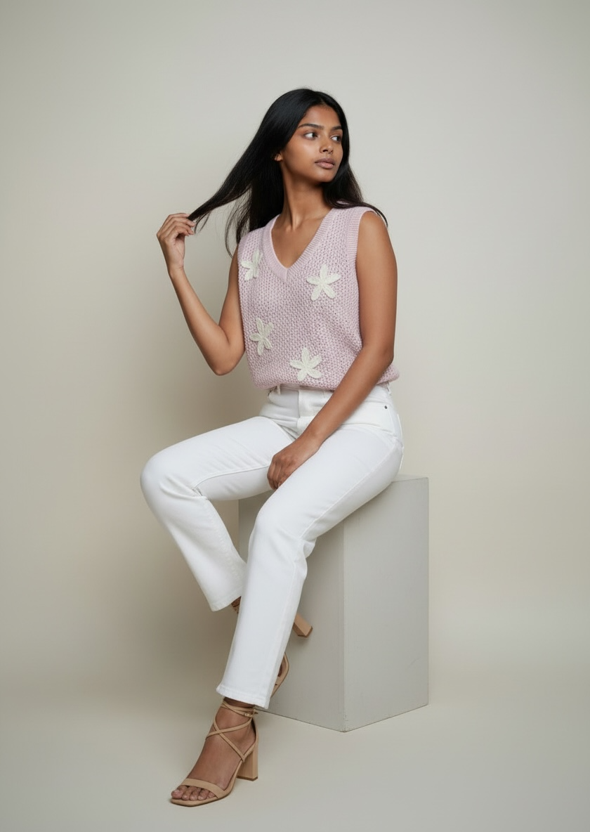 Top Knit Fleur