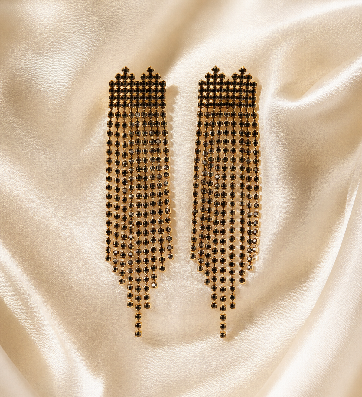 Golden Fringe Earrings