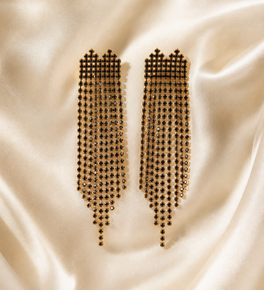 Golden Fringe Earrings